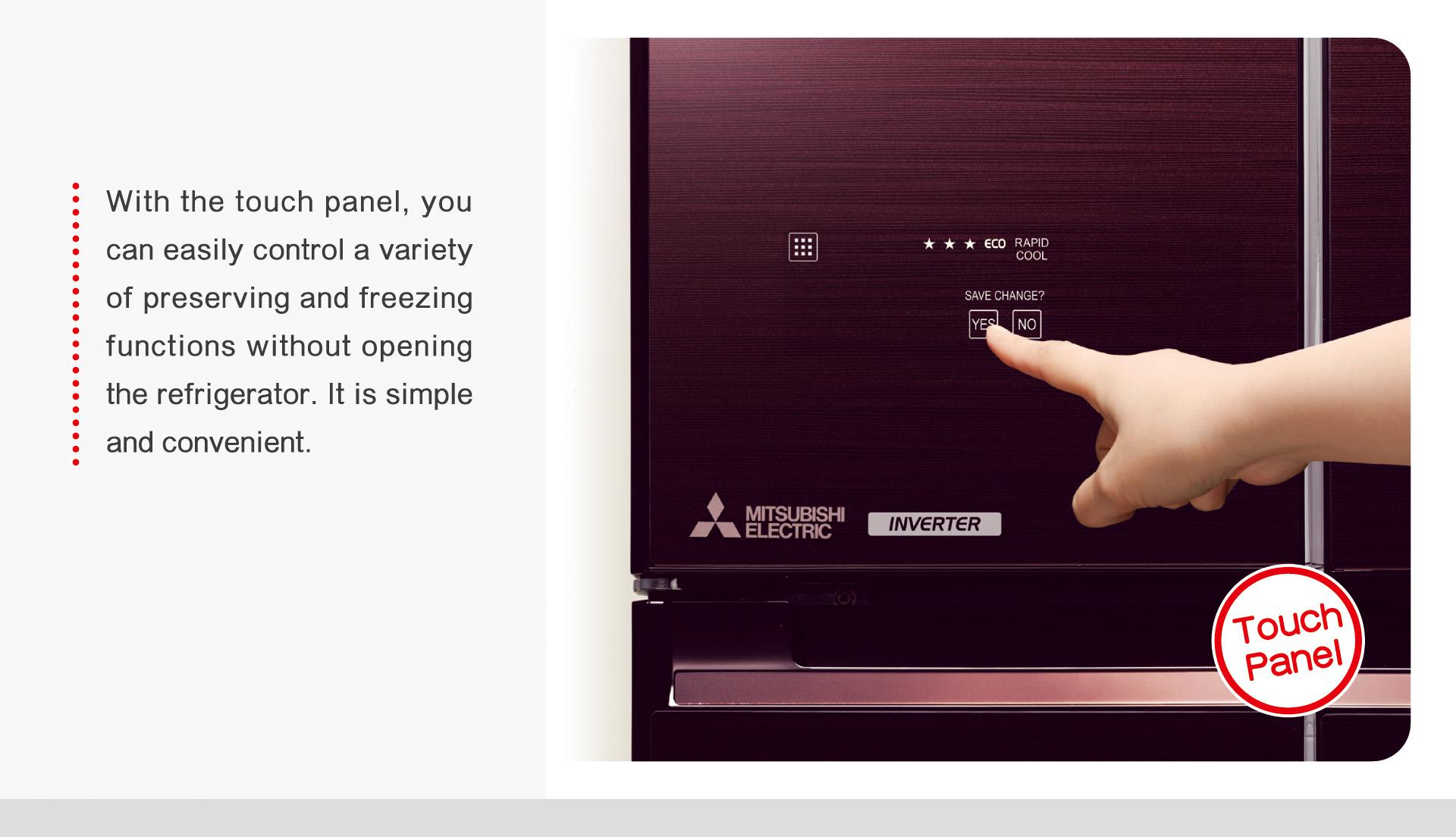 MR-WX52D-F | Refrigerator | Mitsubishi Electric (HK) Ltd.